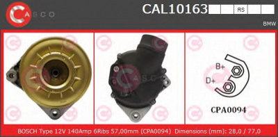 CASCO cal10163rs -  Генератор