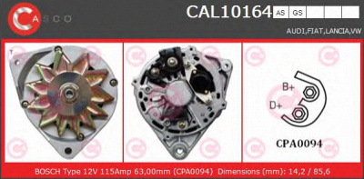 CASCO cal10164as -  Генератор