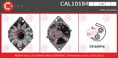 CASCO cal10184rs -  Генератор