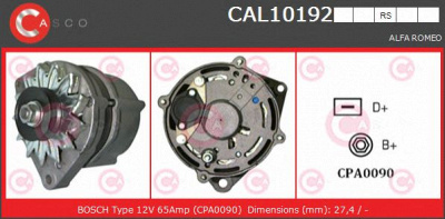 CASCO cal10192rs -  Генератор