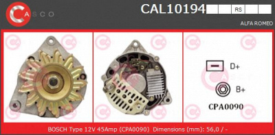 CASCO cal10194rs -  Генератор