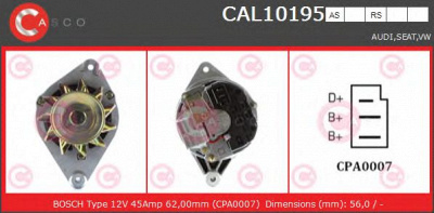 CASCO cal10195rs -  Генератор