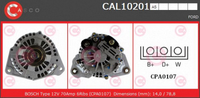 CASCO cal10201as -  Генератор