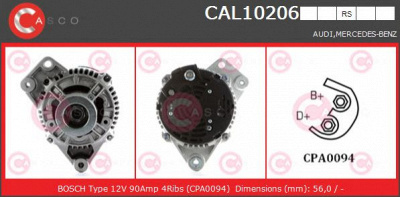 CASCO cal10206rs -  Генератор