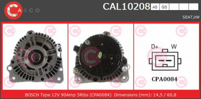 CASCO cal10208gs -  Генератор