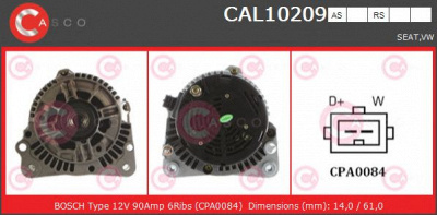 CASCO cal10209rs -  Генератор