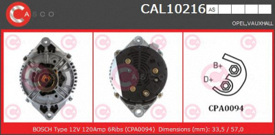 CASCO cal10216as -  Генератор