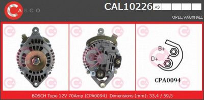 CASCO cal10226as -  Генератор