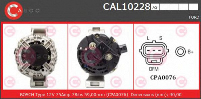 CASCO cal10228as -  Генератор