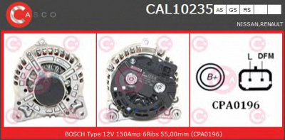 CASCO cal10235gs -  Генератор