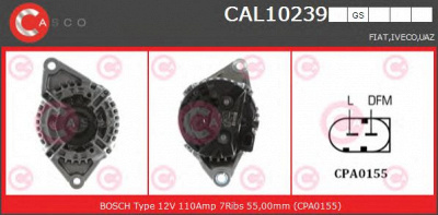 CASCO cal10239gs -  Генератор