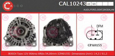 CASCO cal10243as -  Генератор