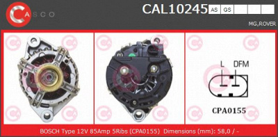 CASCO cal10245as -  Генератор