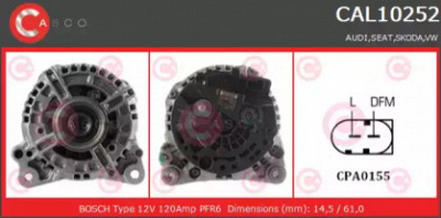 CASCO cal10252as -  Генератор