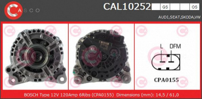CASCO cal10252gs -  Генератор