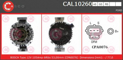 CASCO cal10260rs -  Генератор