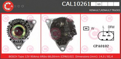 CASCO cal10261gs -  Генератор