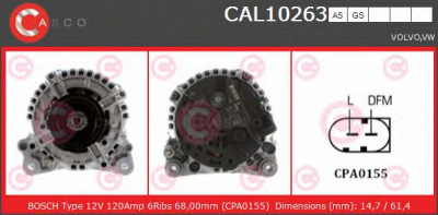CASCO cal10263as -  Генератор