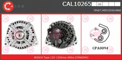 CASCO cal10265gs -  Генератор