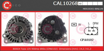 CASCO cal10268as -  Генератор