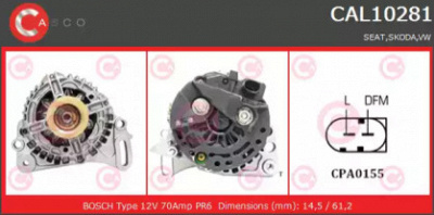 CASCO cal10281gs -  Генератор