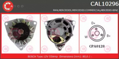 CASCO cal10296as -  Генератор