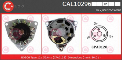 CASCO cal10296rs -  Генератор