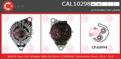 CASCO cal10298gs -  Генератор