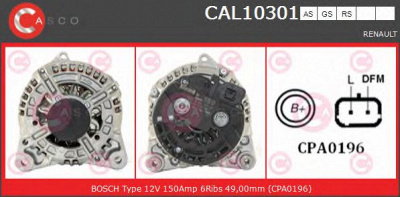 CASCO cal10301as -  Генератор