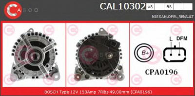 CASCO cal10302as -  Генератор