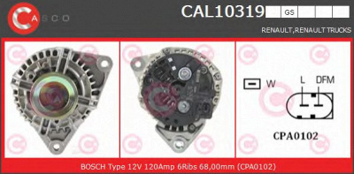CASCO cal10319gs -  Генератор
