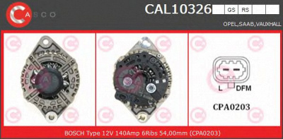 CASCO cal10326rs -  Генератор