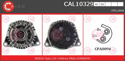 CASCO cal10329as -  Генератор