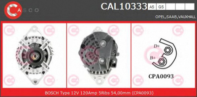 CASCO cal10333as -  Генератор