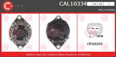 CASCO cal10334rs -  Генератор