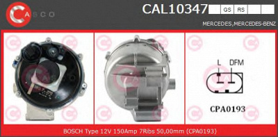 CASCO cal10347rs -  Генератор