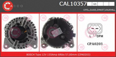 CASCO cal10357gs -  Генератор