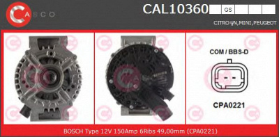 CASCO cal10360gs -  Генератор