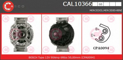 CASCO cal10366gs -  Генератор