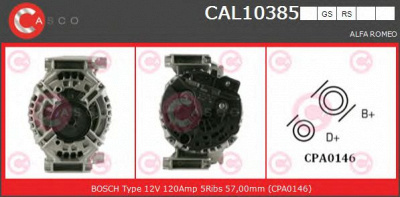 CASCO cal10385rs -  Генератор