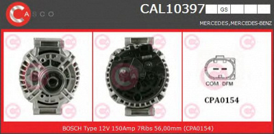 CASCO cal10397gs -  Генератор
