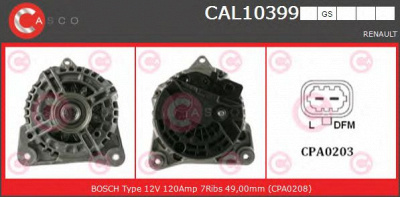 CASCO cal10399gs -  Генератор
