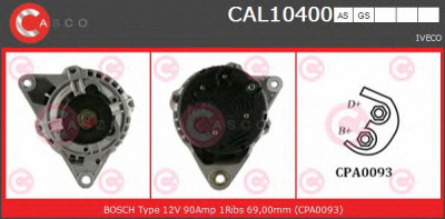 CASCO cal10400gs -  Генератор