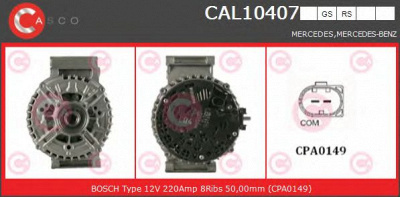 CASCO cal10407rs -  Генератор