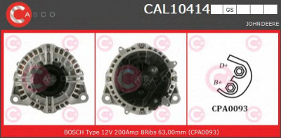 CASCO cal10414gs -  Генератор