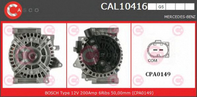 CASCO cal10416gs -  Генератор