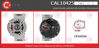 CASCO cal10425gs -  Генератор