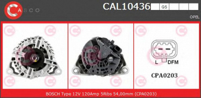 CASCO cal10436gs -  Генератор