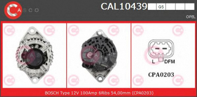 CASCO cal10439gs -  Генератор