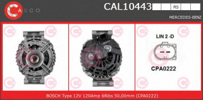 CASCO cal10443rs -  Генератор